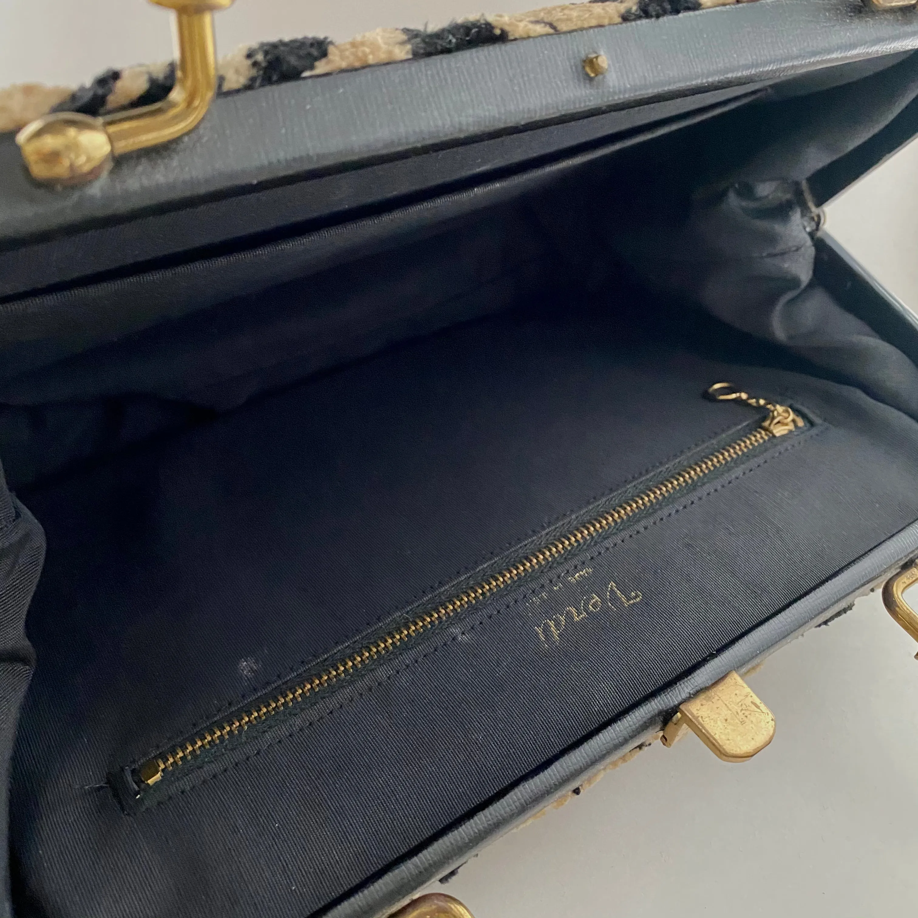 1950s Verdi Tapestry Handbag