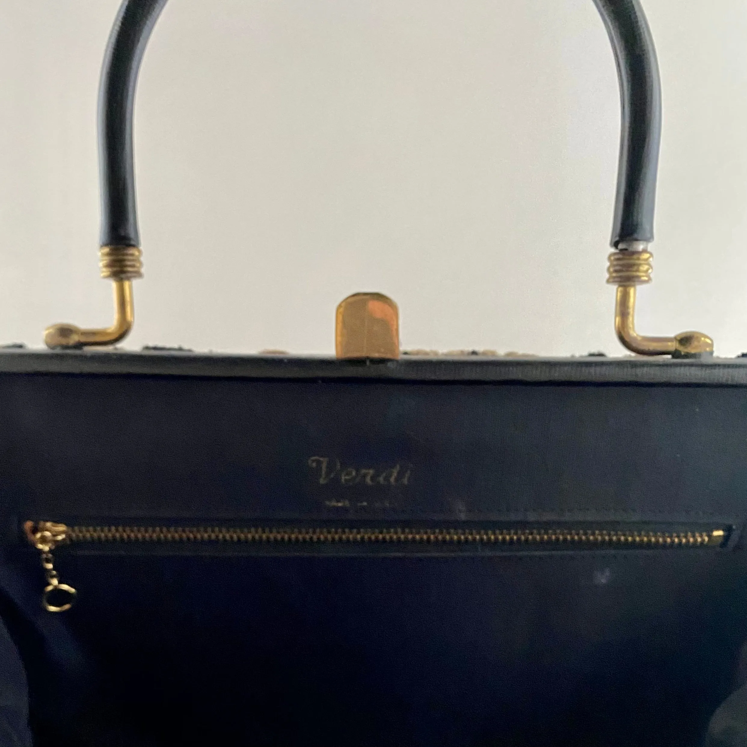 1950s Verdi Tapestry Handbag