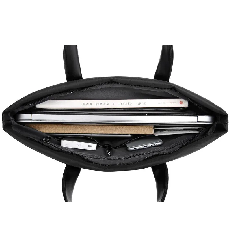 2025 New Briefcase Portable Document Bag Large Capacity Business Men's Bag Computer Bag Public Document