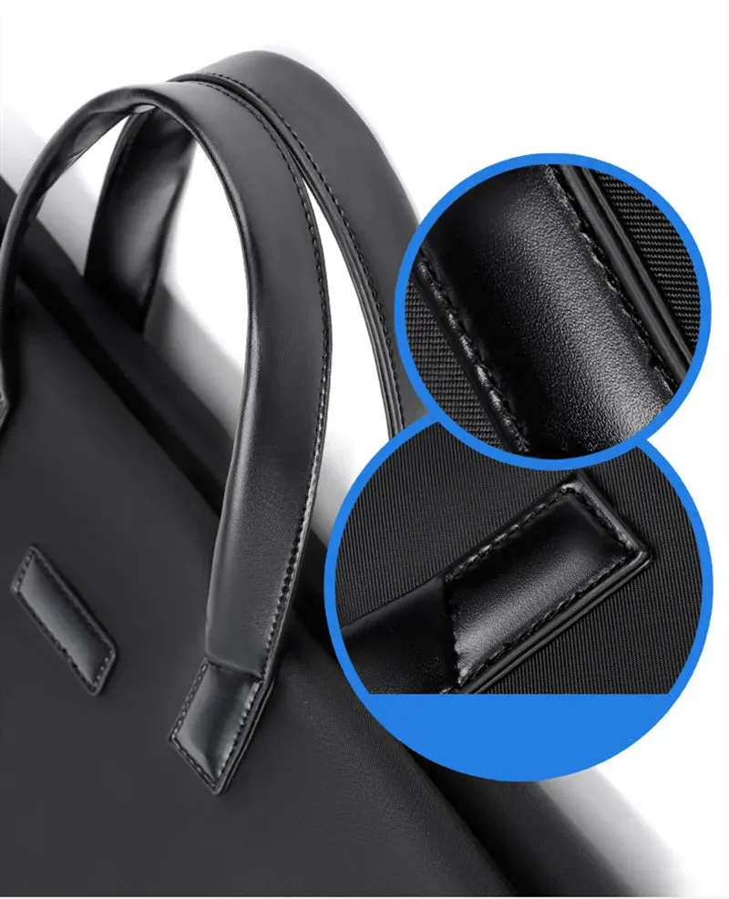 2025 New Briefcase Portable Document Bag Large Capacity Business Men's Bag Computer Bag Public Document