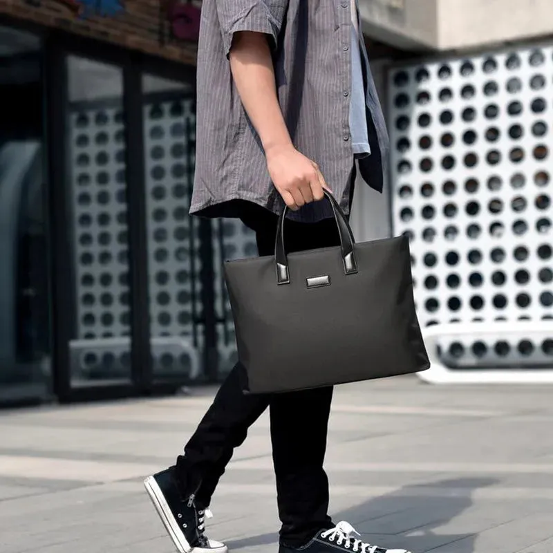 2025 New Briefcase Portable Document Bag Large Capacity Business Men's Bag Computer Bag Public Document