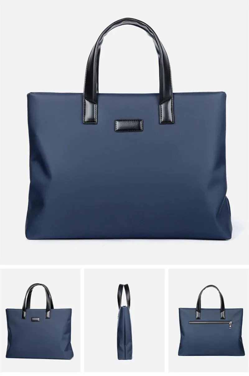 2025 New Briefcase Portable Document Bag Large Capacity Business Men's Bag Computer Bag Public Document