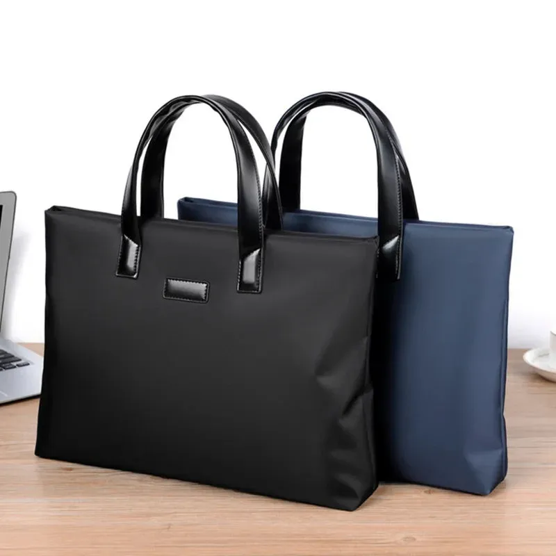 2025 New Briefcase Portable Document Bag Large Capacity Business Men's Bag Computer Bag Public Document