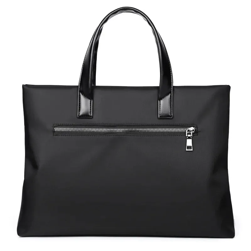 2025 New Briefcase Portable Document Bag Large Capacity Business Men's Bag Computer Bag Public Document