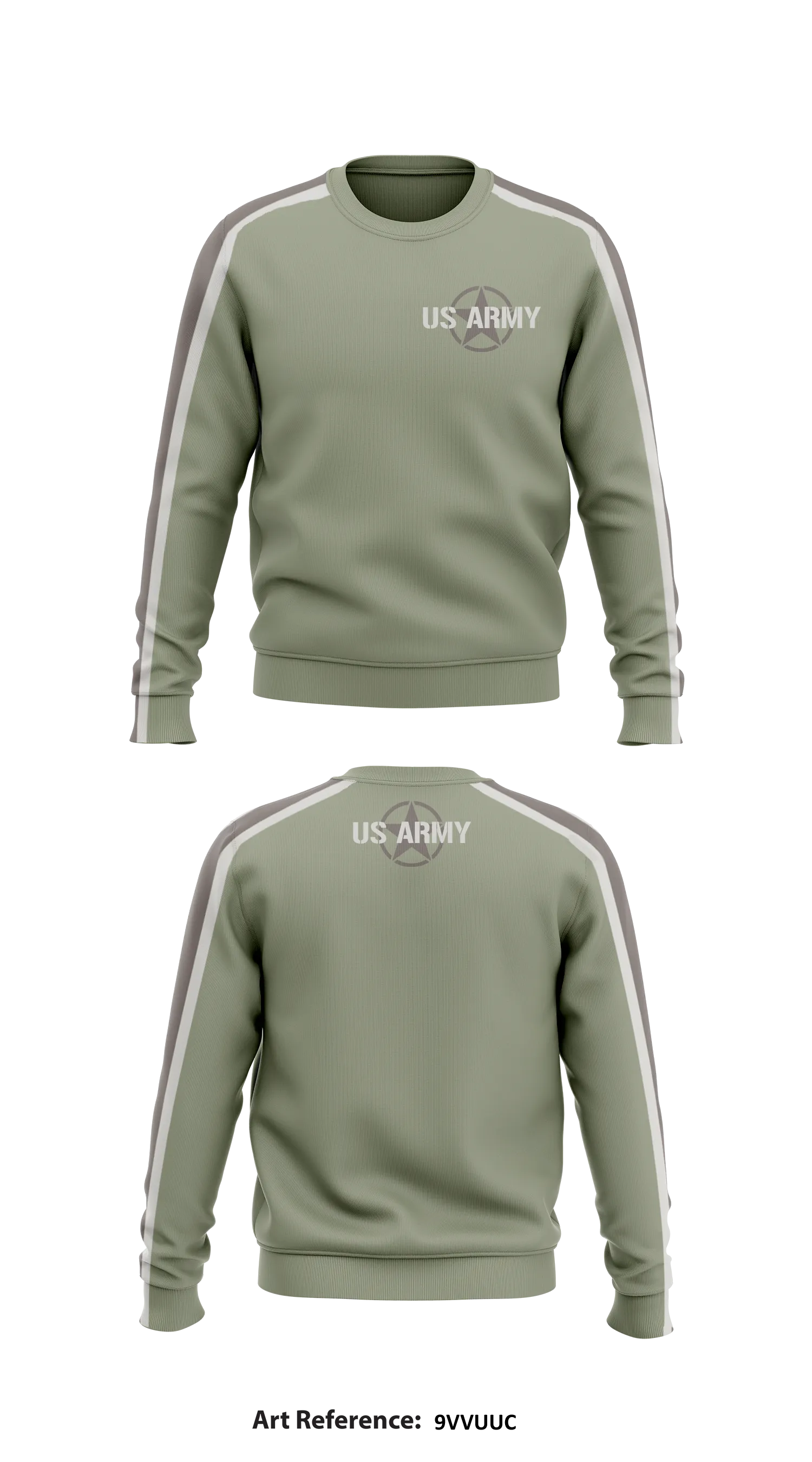 All Army Sports Running Team Store 1 Core Men's Crewneck Performance Sweatshirt - 9VVUUC