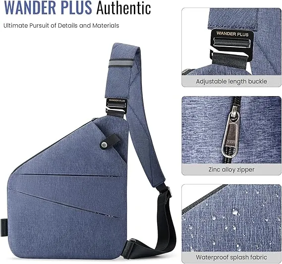 Anti-Theft Slim Sling™ Bag | Secure Crossbody with Free Wallet