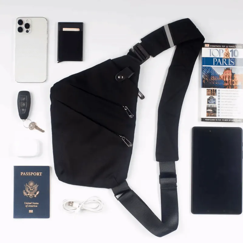 Anti-Theft Slim Sling™ Bag | Secure Crossbody with Free Wallet
