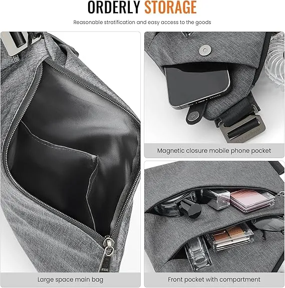 Anti-Theft Slim Sling™ Bag | Secure Crossbody with Free Wallet