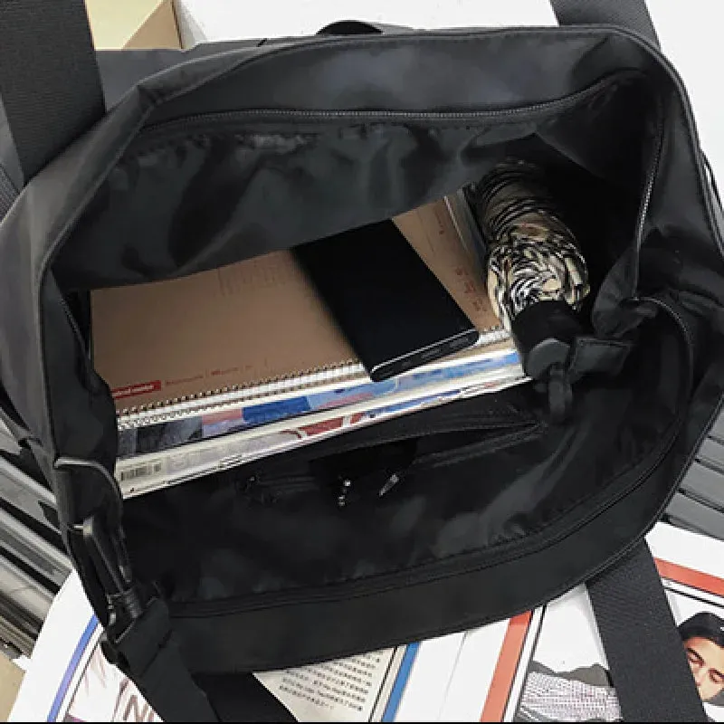 Casual Tote Bag Men's Big Handbag Fashion For Man Large Capacity Cross Bag Men Fit For Short Distance Travel Shoulder Bag