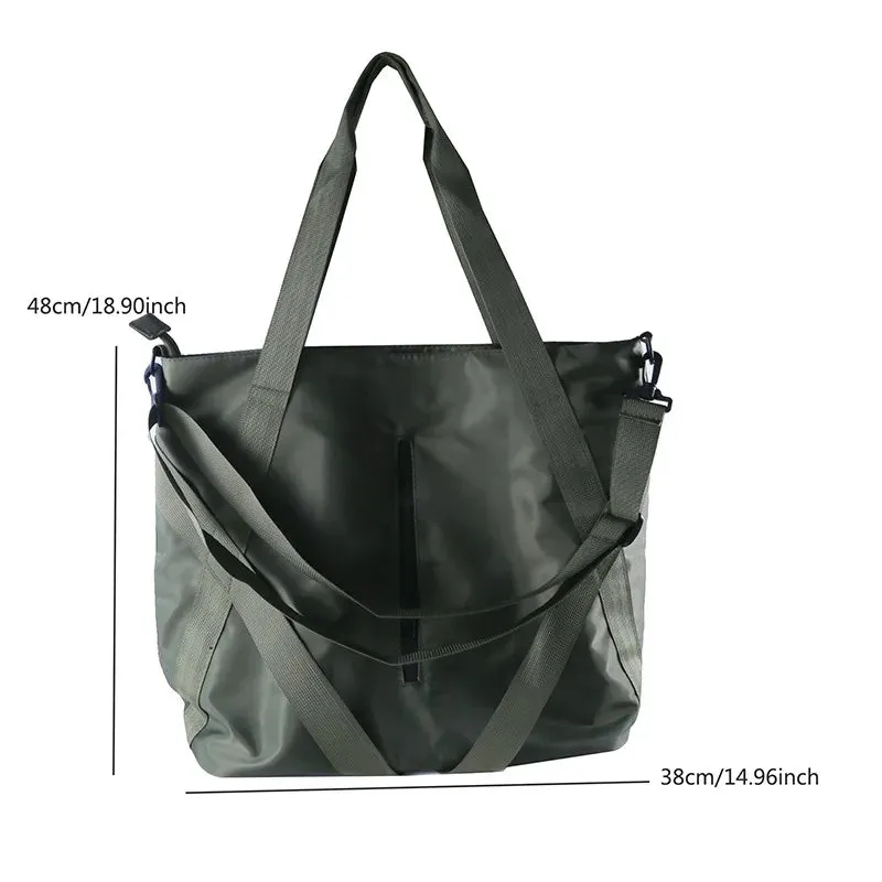 Casual Tote Bag Men's Big Handbag Fashion For Man Large Capacity Cross Bag Men Fit For Short Distance Travel Shoulder Bag