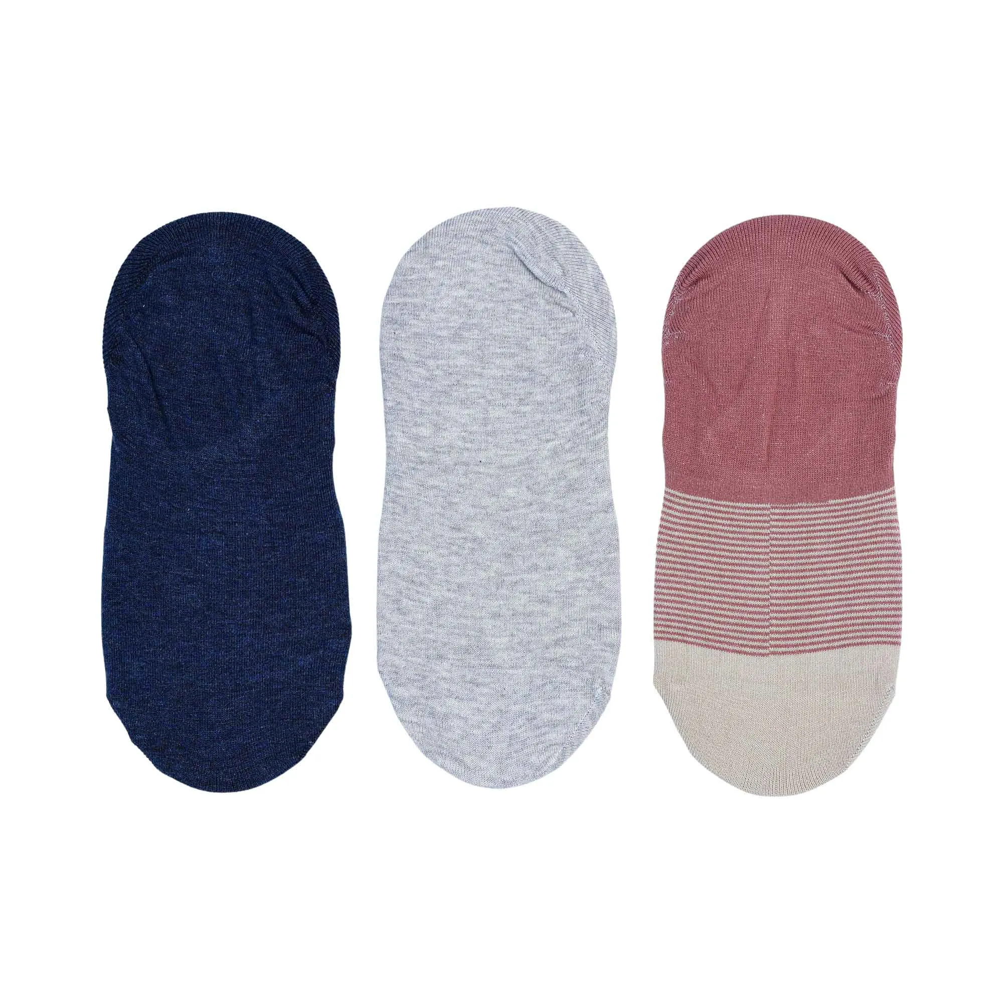 Cole Haan Men's Stripe Sneaker Liner Socks Set of 3