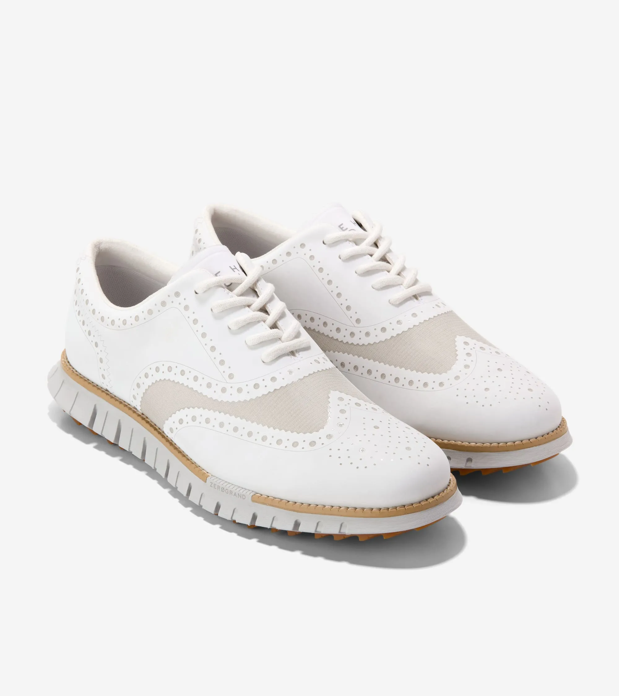 Cole Haan Men's ZERØGRAND Remastered No Sew Wingtip Golf Shoes