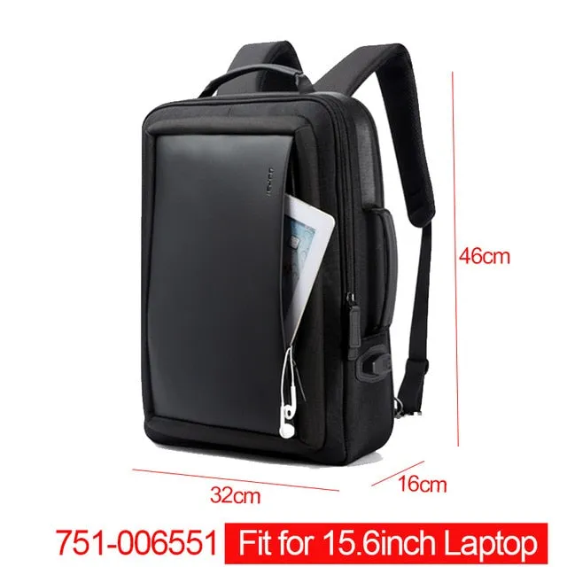 Early access Male Men's Anti USB Capacity Laptop Large theft Backpack Bag Multifunction Travel charging BOPAI Enlarge Enormous discount Backpacks 15.6inch