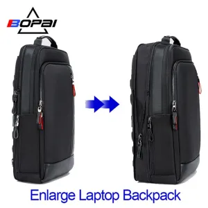 Early access Male Men's Anti USB Capacity Laptop Large theft Backpack Bag Multifunction Travel charging BOPAI Enlarge Enormous discount Backpacks 15.6inch