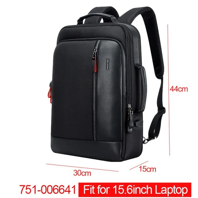 Early access Male Men's Anti USB Capacity Laptop Large theft Backpack Bag Multifunction Travel charging BOPAI Enlarge Enormous discount Backpacks 15.6inch