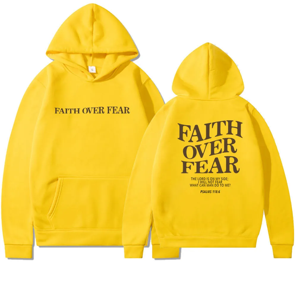 Faith Over Fear Men's And Women's Hoodies Sweater