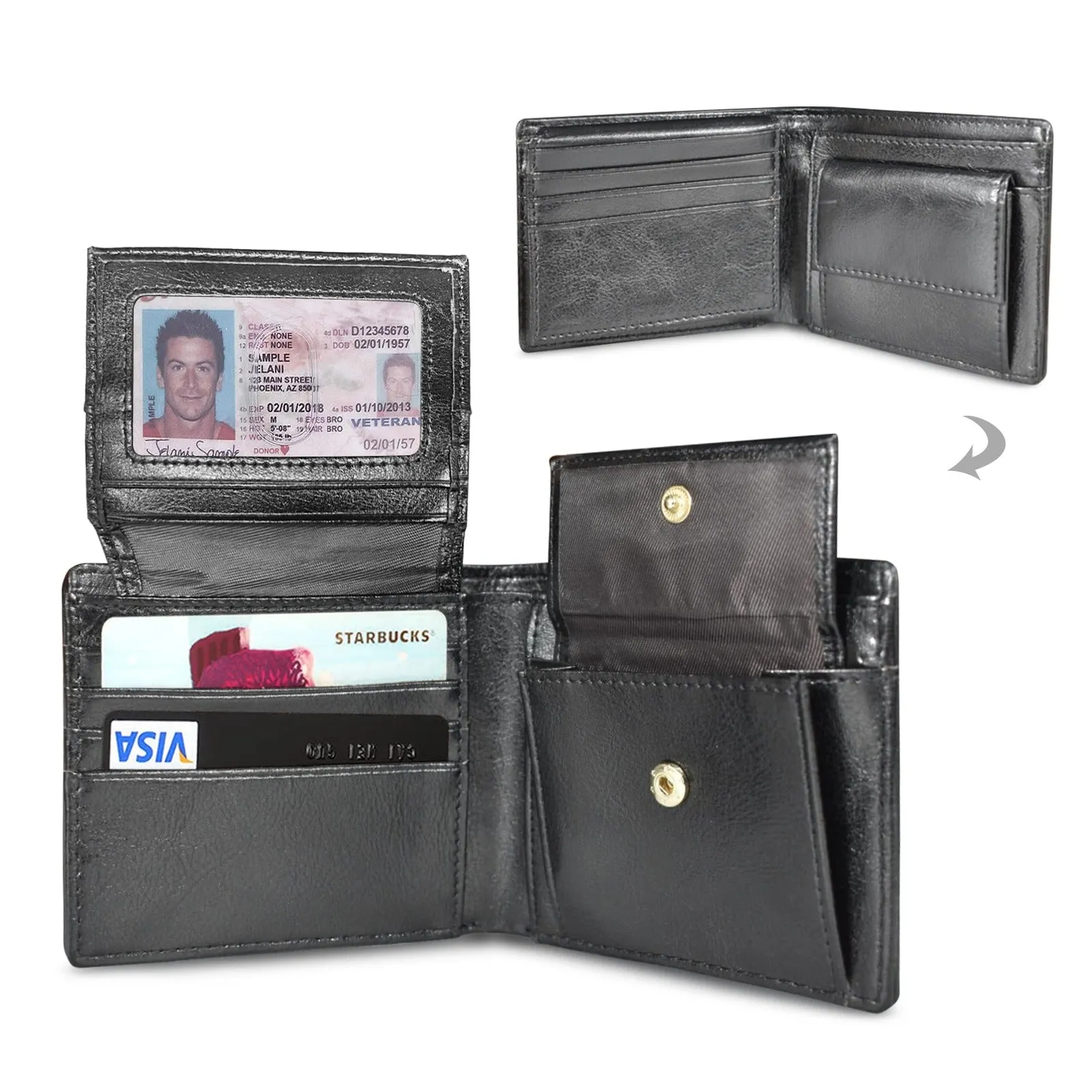 Game Men’s Ready! Michigan Beautifully crafted Day – Wolverines Wallet Retro-inspired Bifold