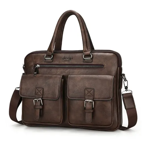 JEEP BULUO Famous Brand New Design Men's Briefcase
