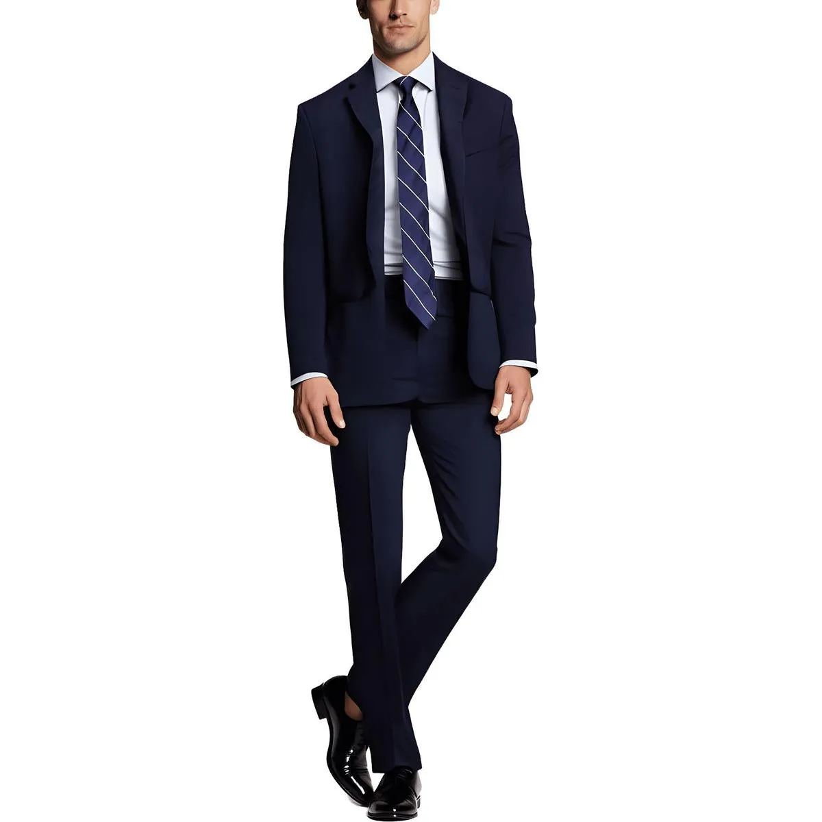 Kenneth Cole Reaction Mens Slim Fit Professional Two-Button Suit