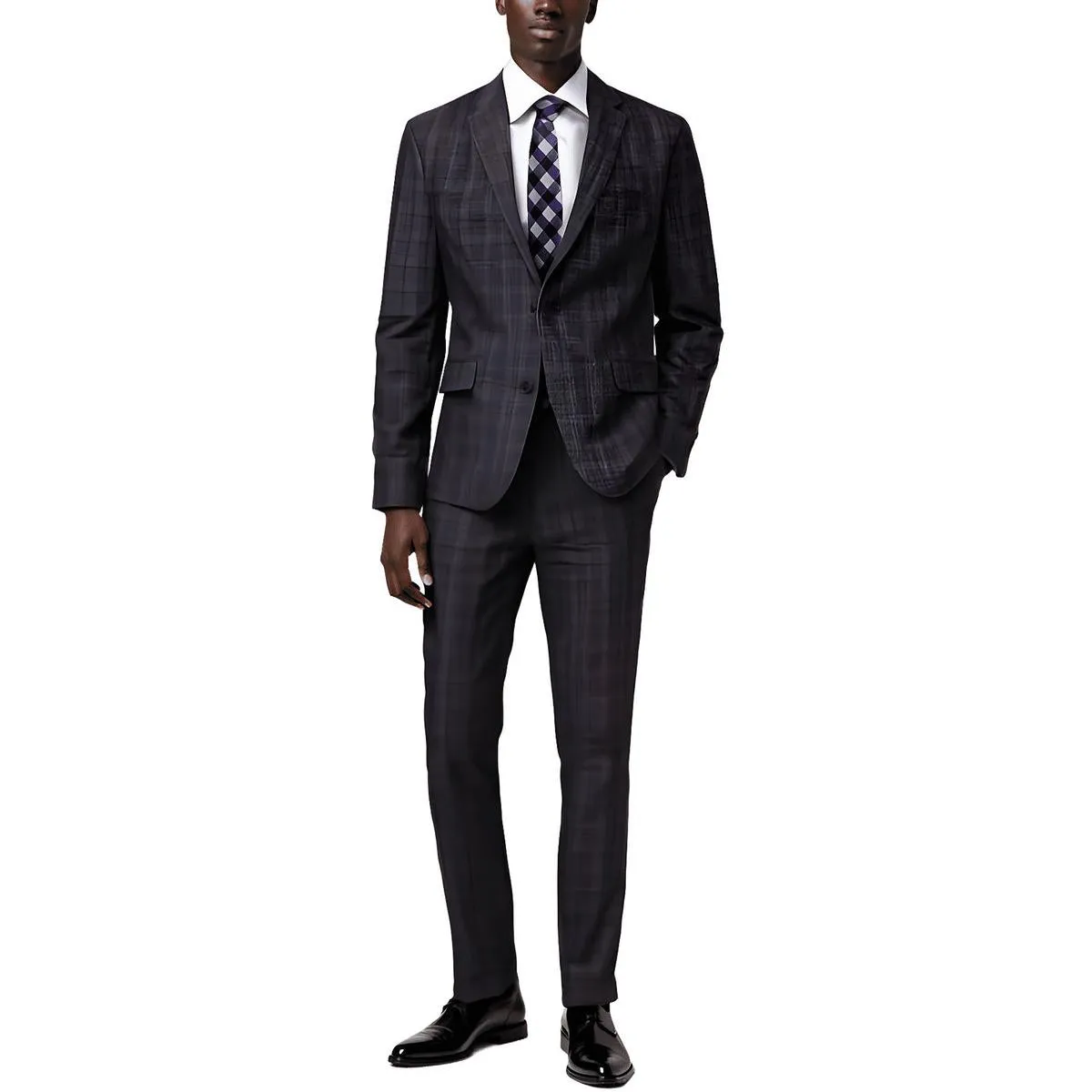 Kenneth Cole Reaction Mens Stretch  Two-Button Suit