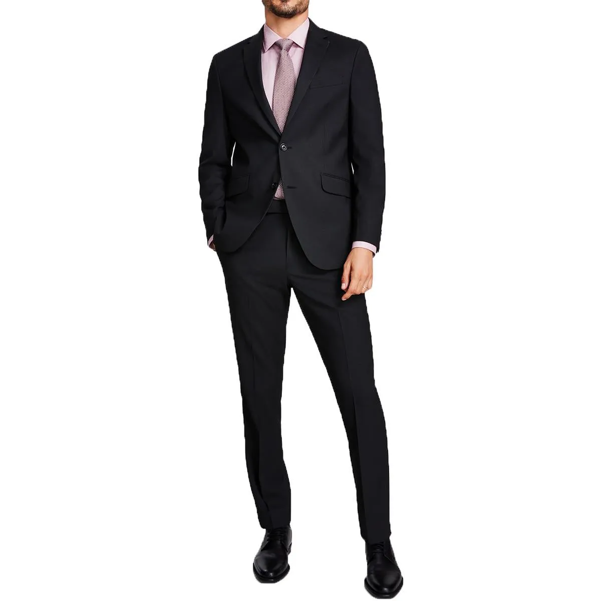 Kenneth Cole Reaction Mens Stretch  Two-Button Suit