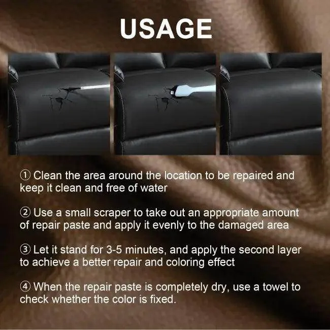 Leather and Vinyl Repair Kit for Easy Restoration