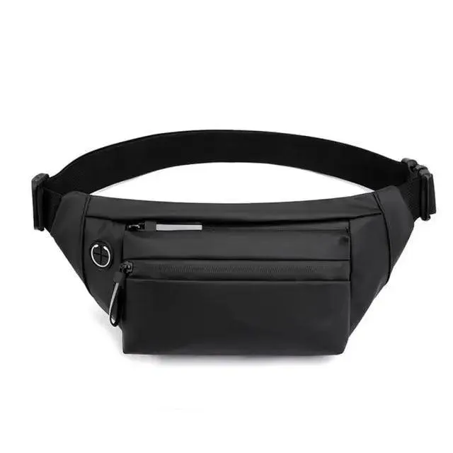 Men Blue Waterproof Belt Bag Fashion Chest Pack New Design High Quality Outdoor Sports Fanny Pack Men's Travel Shoulder Bags