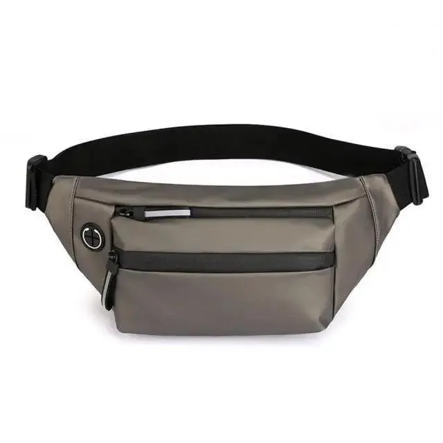 Men Blue Waterproof Belt Bag Fashion Chest Pack New Design High Quality Outdoor Sports Fanny Pack Men's Travel Shoulder Bags