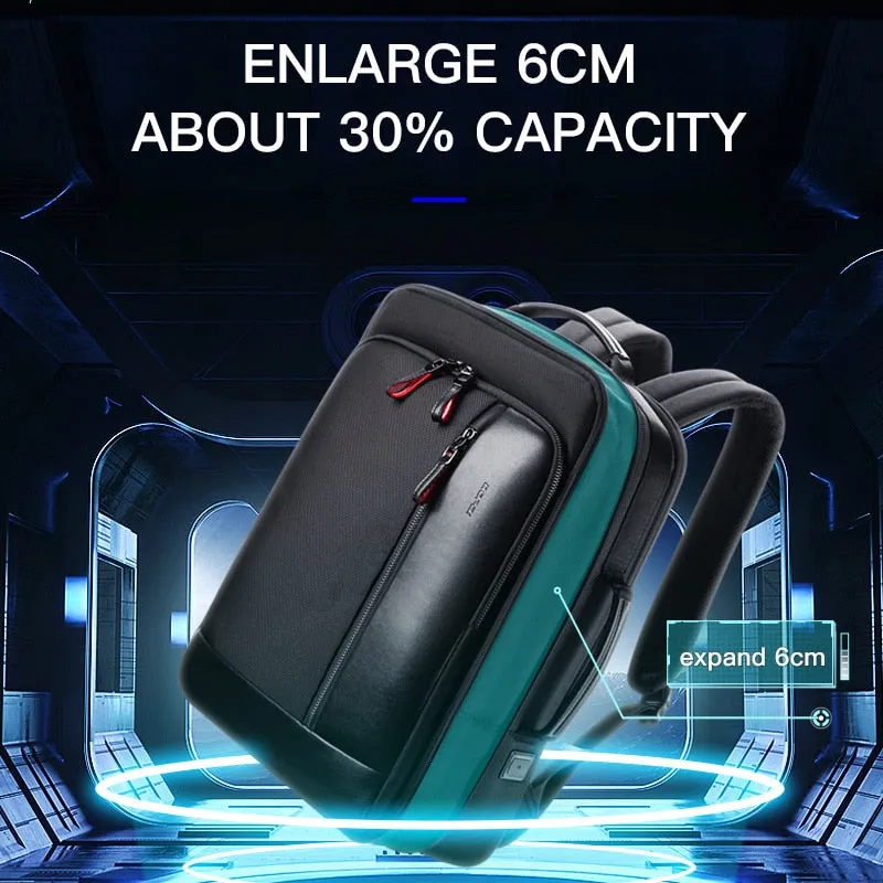 Men's Anti-Theft Waterproof Travel Backpacks with External USB Charging