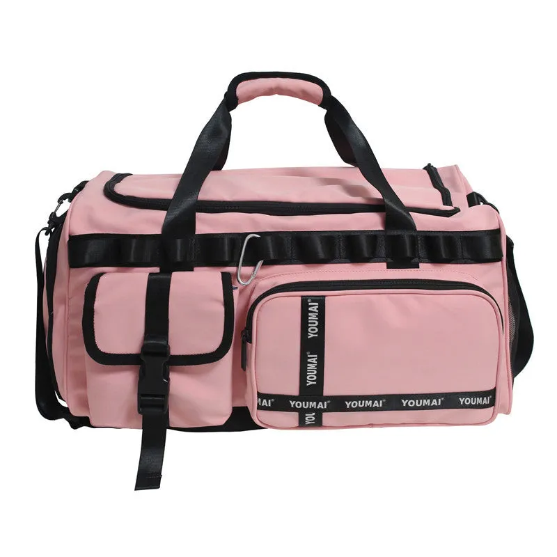 Men's Capacity Short Distance College Boarding Dry Travel Bags
