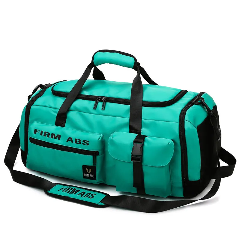 Men's Large Capacity Dry Wet Separation Basketball Cycling Independent Shoe Travel Bags