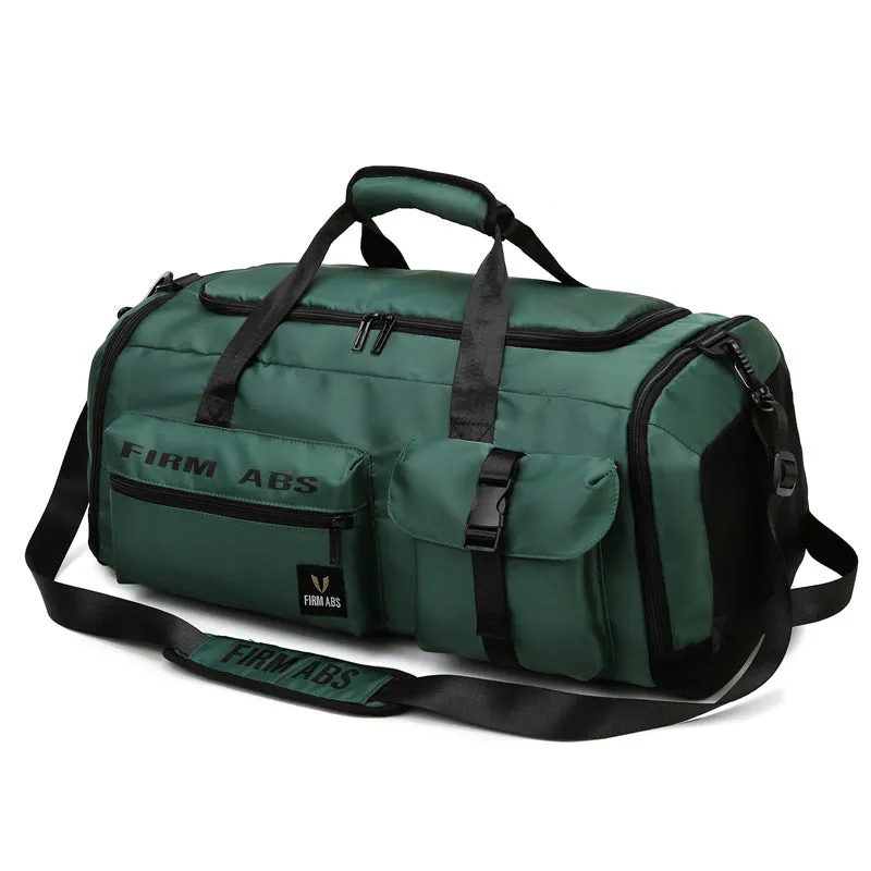 Men's Large Capacity Dry Wet Separation Basketball Cycling Independent Shoe Travel Bags