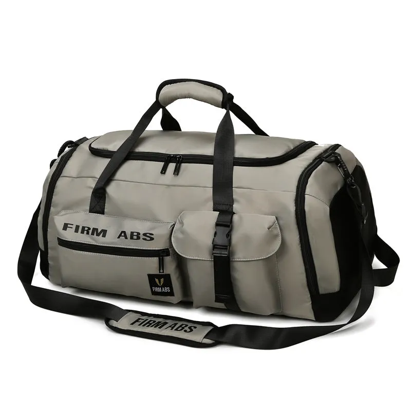 Men's Large Capacity Dry Wet Separation Basketball Cycling Independent Shoe Travel Bags