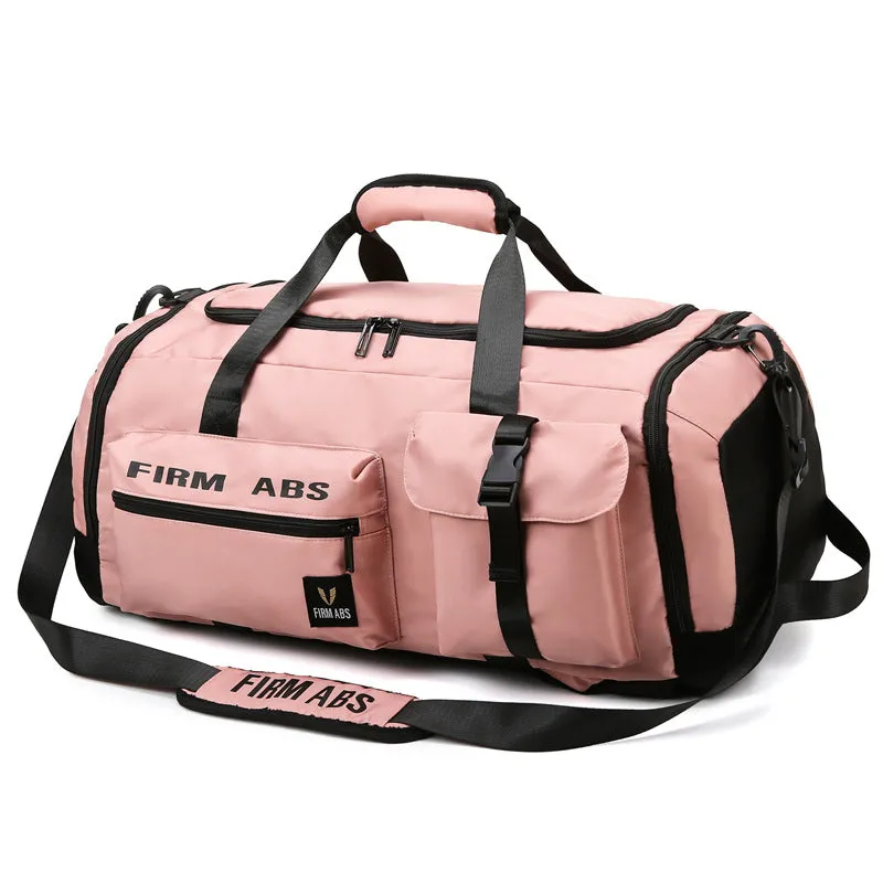 Men's Large Capacity Dry Wet Separation Basketball Cycling Independent Shoe Travel Bags