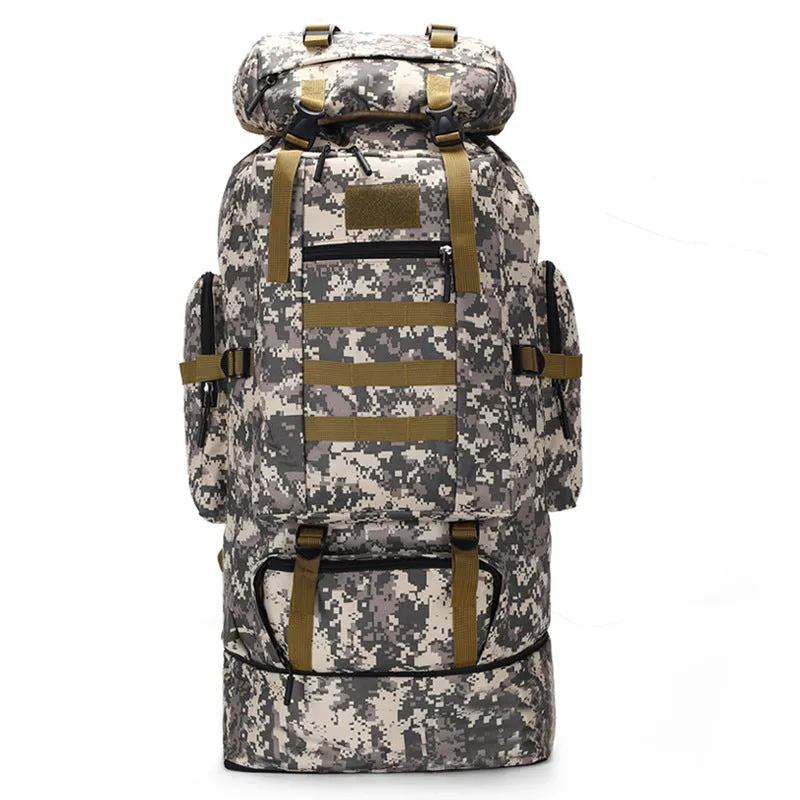 Men's Large Capacity Expansion Hiking Camping Shiralee Backpacks