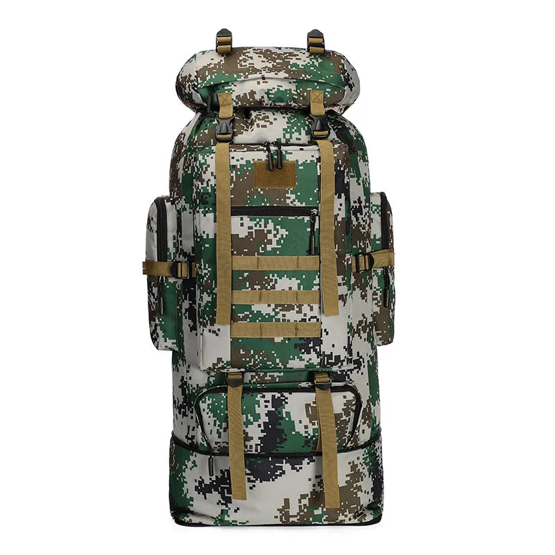 Men's Large Capacity Expansion Hiking Camping Shiralee Backpacks