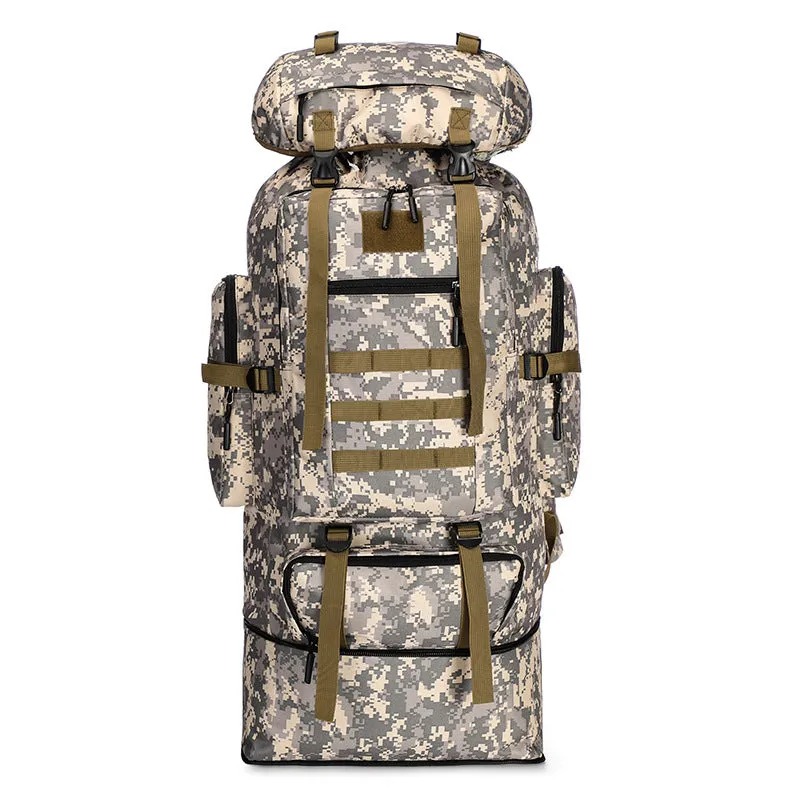Men's Large Capacity Expansion Hiking Camping Shiralee Backpacks