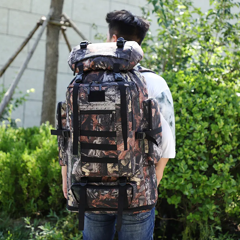 Men's Large Capacity Expansion Hiking Camping Shiralee Backpacks
