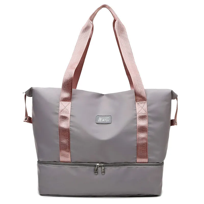 Men's Warehouse Large Capacity Fitness Yoga Coverable Travel Bags