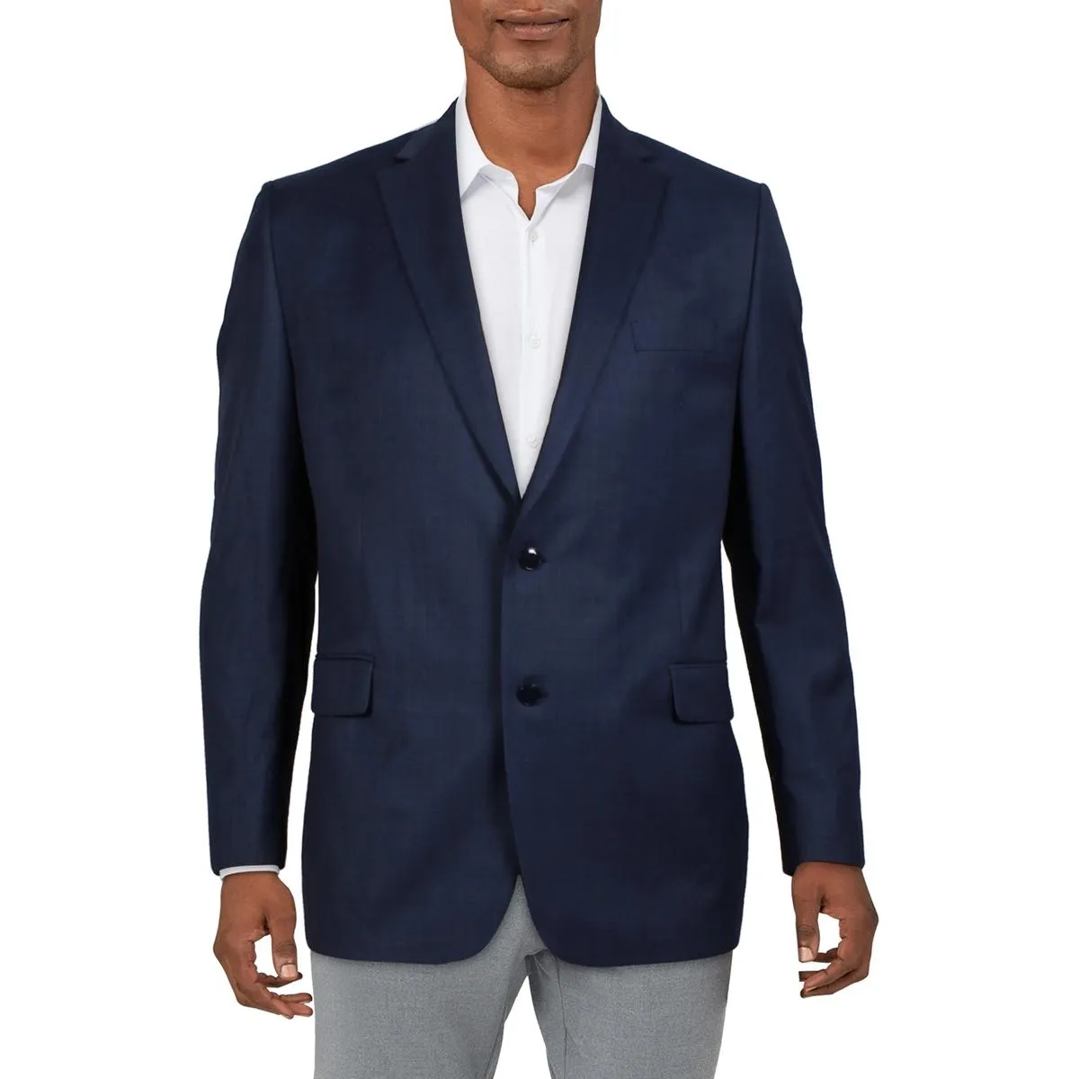 Michael Kors Mens Kaplan Wool Two-Button Blazer