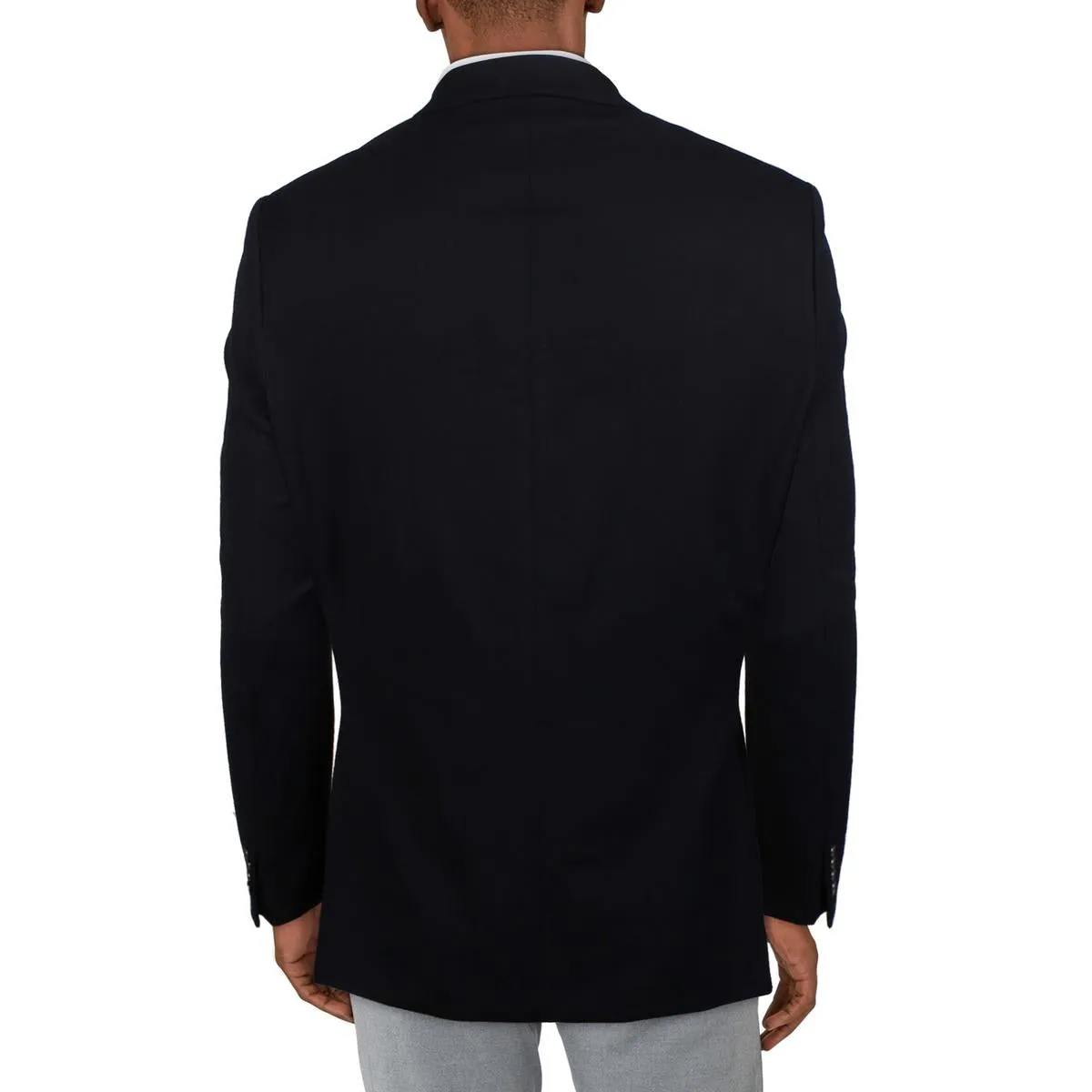 Michael Kors Mens Solid  Two-Button Blazer