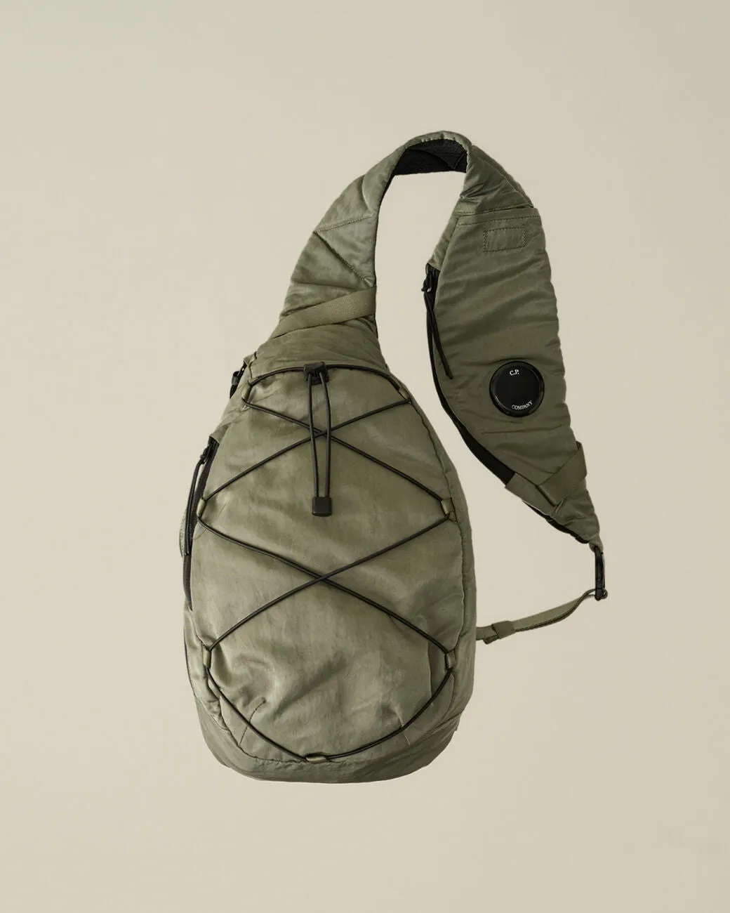 Nylon B Crossbody Rucksack Agave Green