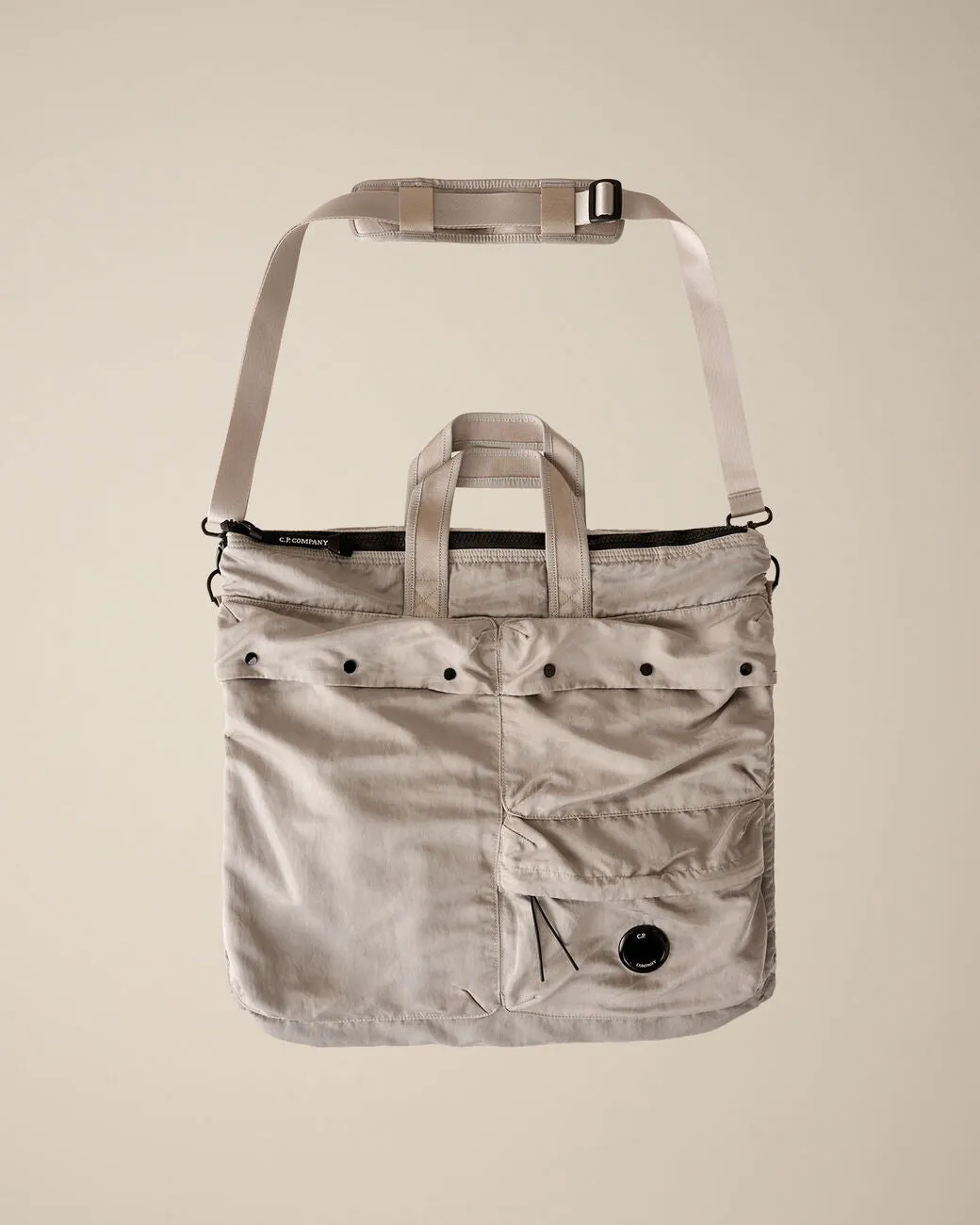 Nylon B Tote Bag Dizzle Grey