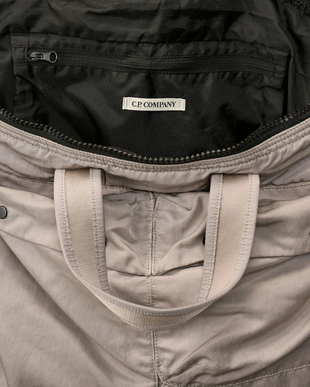 Nylon B Tote Bag Dizzle Grey