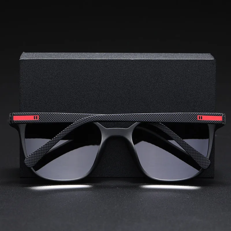 OOLVS Men's Fashion Lightweight Polarized Sunglasses Classic Retro Oval Glasses UV400 Lenses OS-M021