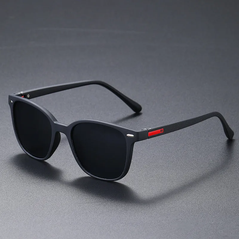 OOLVS Men's Fashion Lightweight Polarized Sunglasses Classic Retro Oval Glasses UV400 Lenses OS-M021