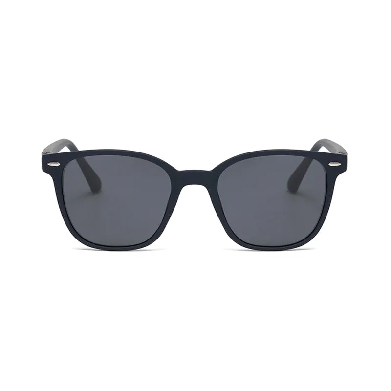 OOLVS Men's Fashion Lightweight Polarized Sunglasses Classic Retro Oval Glasses UV400 Lenses OS-M021