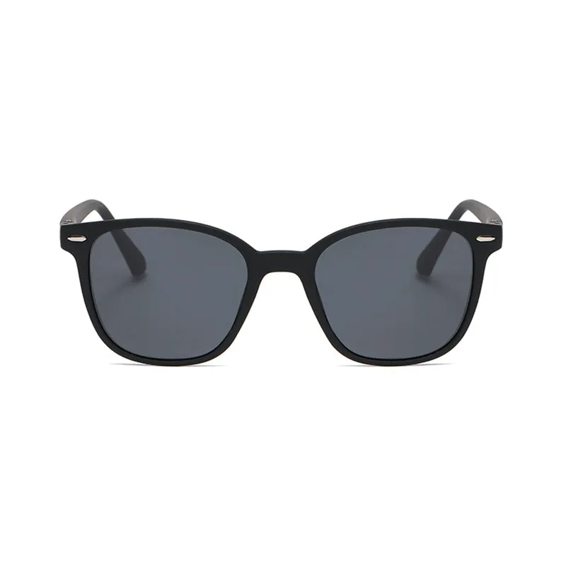 OOLVS Men's Fashion Lightweight Polarized Sunglasses Classic Retro Oval Glasses UV400 Lenses OS-M021