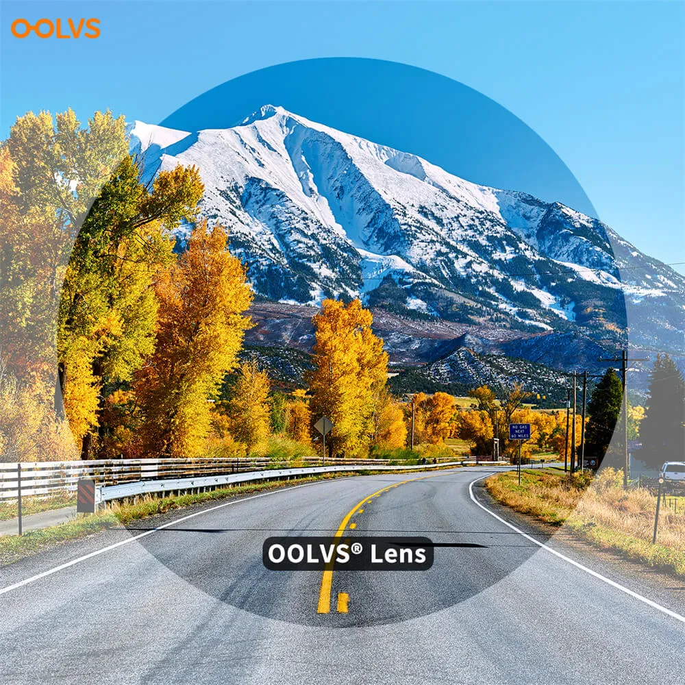 OOLVS Men's Fashion Lightweight Polarized Sunglasses Classic Retro Oval Glasses UV400 Lenses OS-M021