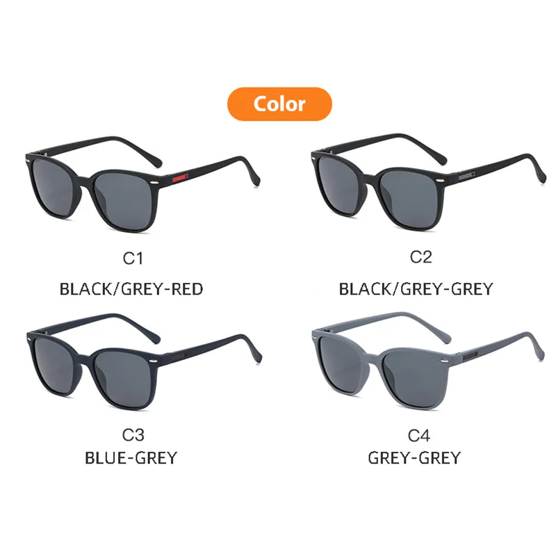 OOLVS Men's Fashion Lightweight Polarized Sunglasses Classic Retro Oval Glasses UV400 Lenses OS-M021